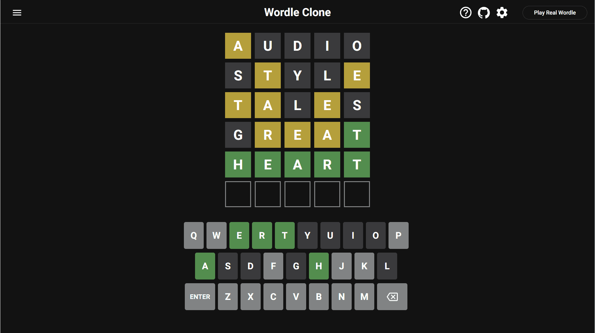 Wordle Clone
